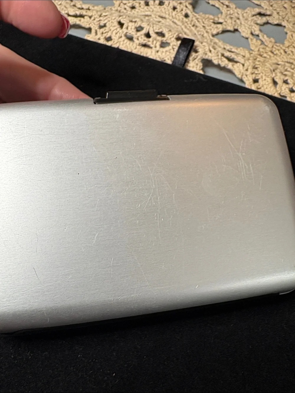 Slim Silver Alumawallet Metal Card Case
